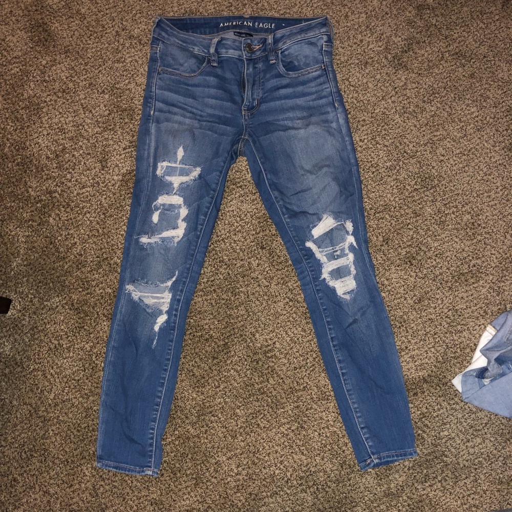 2 for $25 AE destroyed denim